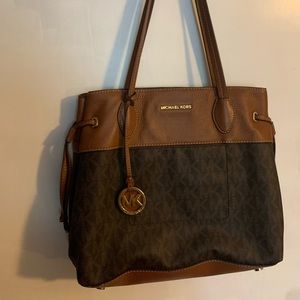 Brown and Gold Michael Kors Shoulder Bag